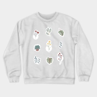 plants flowers Crewneck Sweatshirt